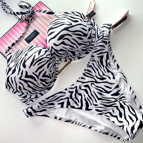 38C/XLarge ViCTORIA SECRET SWIMSUIT 2 PC bikini New - Picture 1 of 7